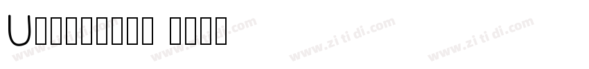 Univers55 字体转换